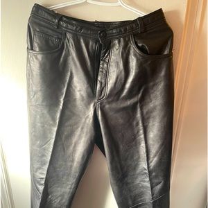 Leather pants